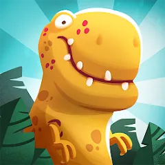 Взломанная Dino Bash: Dinosaur Battle (Дино Баш)  [МОД Mega Pack] - стабильная версия apk на Андроид