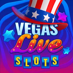 Взломанная Vegas Live Slots: Casino Games (Вегас Лайв Слотс)  [МОД Mega Pack] - последняя версия apk на Андроид