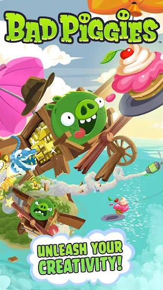 Bad Piggies (Бэд Пиггиз)  [МОД Много денег] Screenshot 1