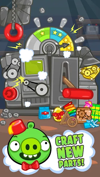 Bad Piggies (Бэд Пиггиз)  [МОД Много денег] Screenshot 3