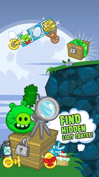 Bad Piggies (Бэд Пиггиз)  [МОД Много денег] Screenshot 4