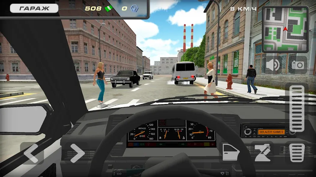 Lada 2109 Russian Car Driver  [МОД Mega Pack] Screenshot 4