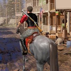 Взломанная West Cowboy - Gunfighter Game (Уэст Ковбой)  [МОД Все открыто] - стабильная версия apk на Андроид