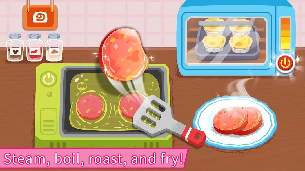 Baby Panda's Breakfast Cooking  [МОД Menu] Screenshot 3