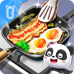 Скачать взломанную Baby Panda's Breakfast Cooking  [МОД Menu] - полная версия apk на Андроид