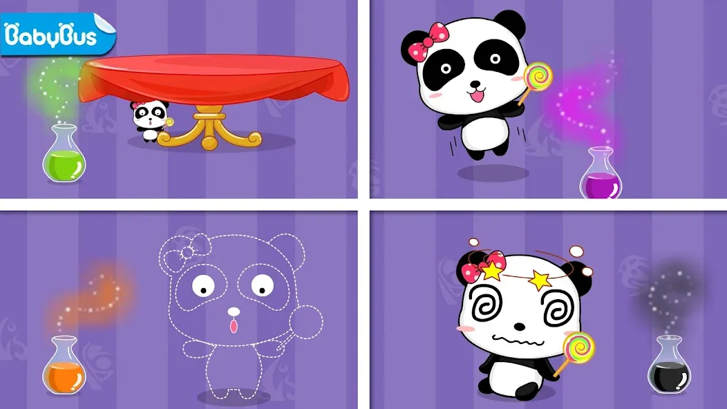 Baby Panda's Color Mixing  [МОД Много монет] Screenshot 1