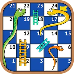 Взломанная Snakes and Ladders - Ludo Game (Змеи и лестницы)  [МОД Все открыто] - стабильная версия apk на Андроид
