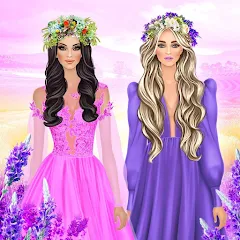 Скачать взломанную Fashion Triple Match: Dress Up (Фэшн Мердж)  [МОД Menu] - стабильная версия apk на Андроид