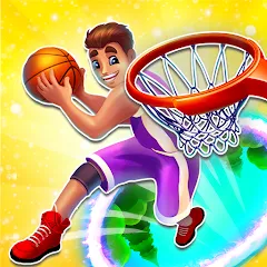 Взломанная Hoop World: Flip Dunk Game 3D (Хуп Ворлд)  [МОД Бесконечные монеты] - последняя версия apk на Андроид
