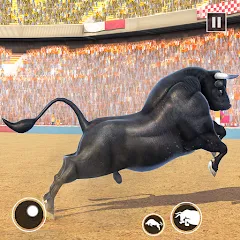 Скачать взломанную Bull Fighting Game: Bull Games  [МОД Mega Pack] - полная версия apk на Андроид