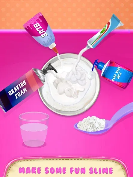 Make Fluffy Slime Maker Game  [МОД Меню] Screenshot 2