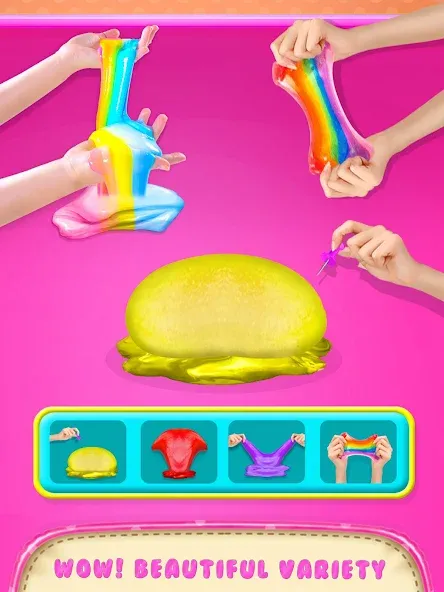 Make Fluffy Slime Maker Game  [МОД Меню] Screenshot 4