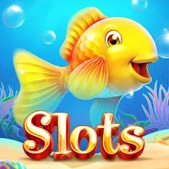 Взломанная Gold Fish Casino Slot Games (Голдфиш)  [МОД Unlimited Money] - последняя версия apk на Андроид