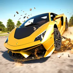 Скачать взлом Car Crash: 3D Mega Demolition (Кар краш)  [МОД Unlimited Money] - полная версия apk на Андроид