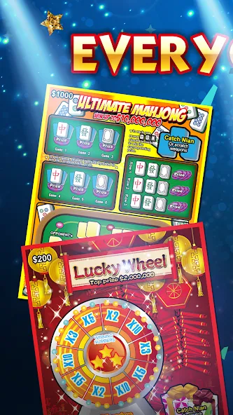 Lottery Scratch Off - Mahjong  [МОД Mega Pack] Screenshot 1