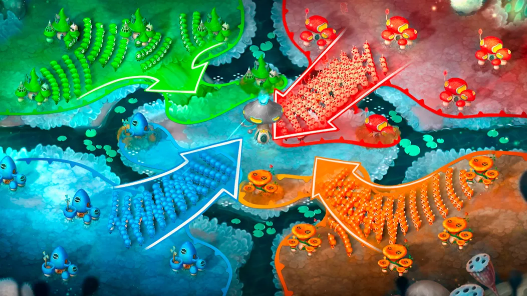 Mushroom Wars 2: RTS Strategy (Мушрум Варс 2)  [МОД Unlocked] Screenshot 4