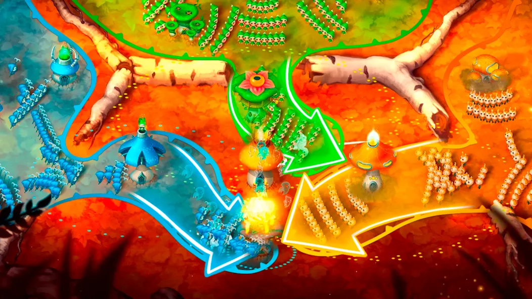 Mushroom Wars 2: RTS Strategy (Мушрум Варс 2)  [МОД Unlocked] Screenshot 5