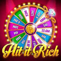Взлом Hit it Rich! Casino Slots Game  [МОД Бесконечные деньги] - полная версия apk на Андроид