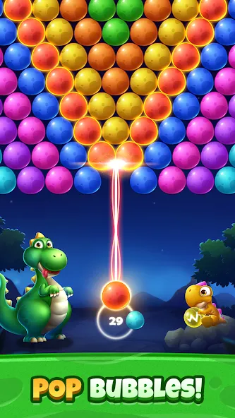 Bubble Shooter Primitive Eggs (Бабл Шутер Примитивные Яйца)  [МОД Много денег] Screenshot 2