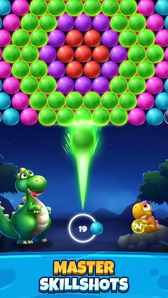 Bubble Shooter Primitive Eggs (Бабл Шутер Примитивные Яйца)  [МОД Много денег] Screenshot 3