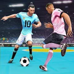 Взлом Indoor Futsal: Football Games (Индор Футзал)  [МОД Mega Pack] - стабильная версия apk на Андроид