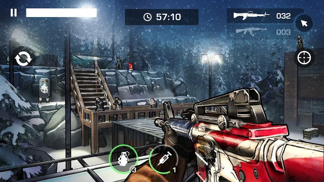 Gun Shooting Games Offline FPS (Ган 2)  [МОД Много монет] Screenshot 1