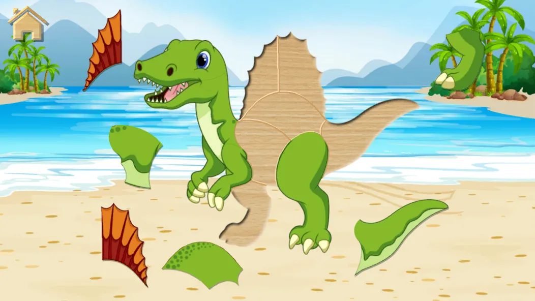 Dino Puzzle  [МОД Много монет] Screenshot 5