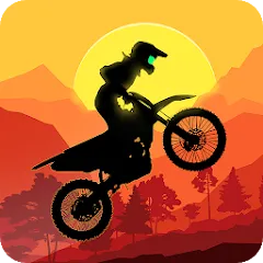 Скачать взломанную Sunset Bike Racer - Motocross (Сансет Байк Рейсер)  [МОД Бесконечные деньги] - полная версия apk на Андроид