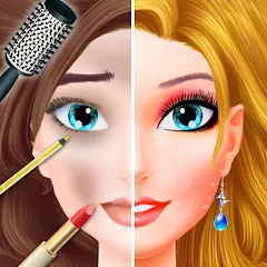 Взлом Makeup games makeover dress up  [МОД Menu] - стабильная версия apk на Андроид