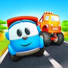 Скачать взломанную Leo 2: Puzzles & Cars for Kids  [МОД Mega Pack] - полная версия apk на Андроид