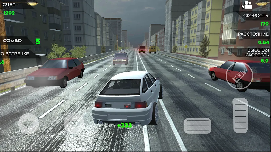 Turbo VAZ: Traffic Racer  [МОД Unlocked] Screenshot 5