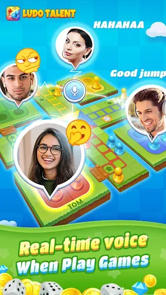 Ludo Talent - Game & Chatroom (Лудо Талент)  [МОД Бесконечные деньги] Screenshot 2