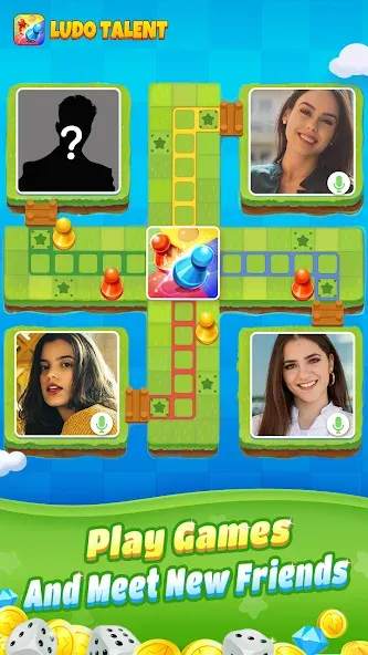 Ludo Talent - Game & Chatroom (Лудо Талент)  [МОД Бесконечные деньги] Screenshot 5