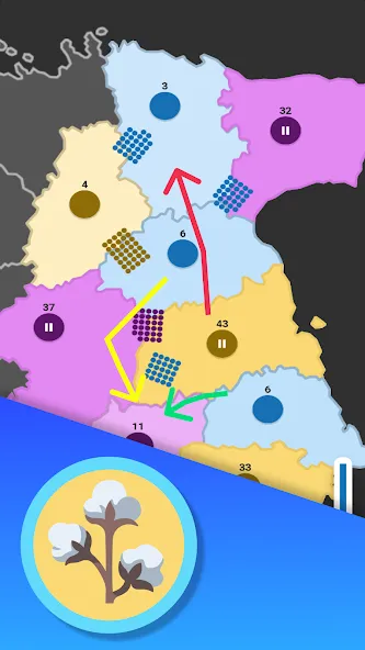 Territory games: tactics war (Тактикс ио)  [МОД Много денег] Screenshot 4