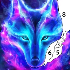 Взлом Wolf Coloring Book Color Game (Вульф Колоринг Бук Колор Гейм)  [МОД Много денег] - полная версия apk на Андроид