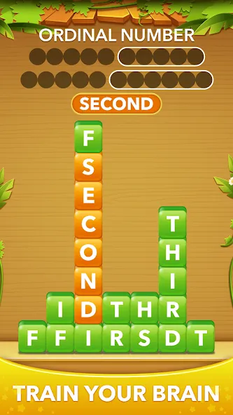 Word Heaps -Connect Stack Word  [МОД Бесконечные деньги] Screenshot 1