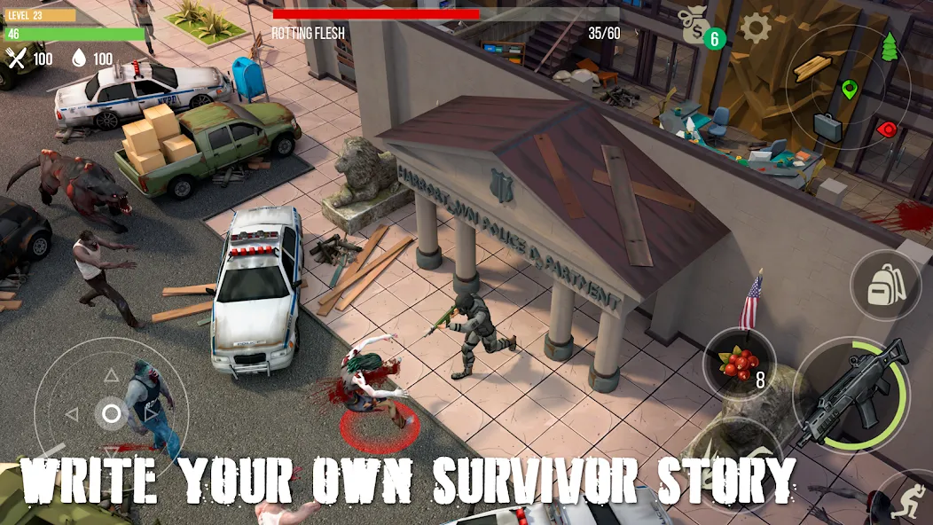 Prey Day: Zombie Survival (Прей Дей)  [МОД Бесконечные деньги] Screenshot 1